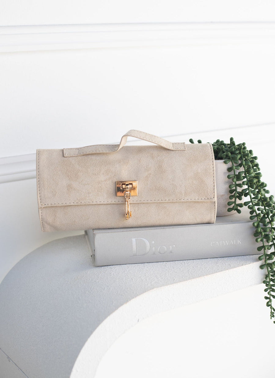 CELINA BAG - SUEDE BEIGE